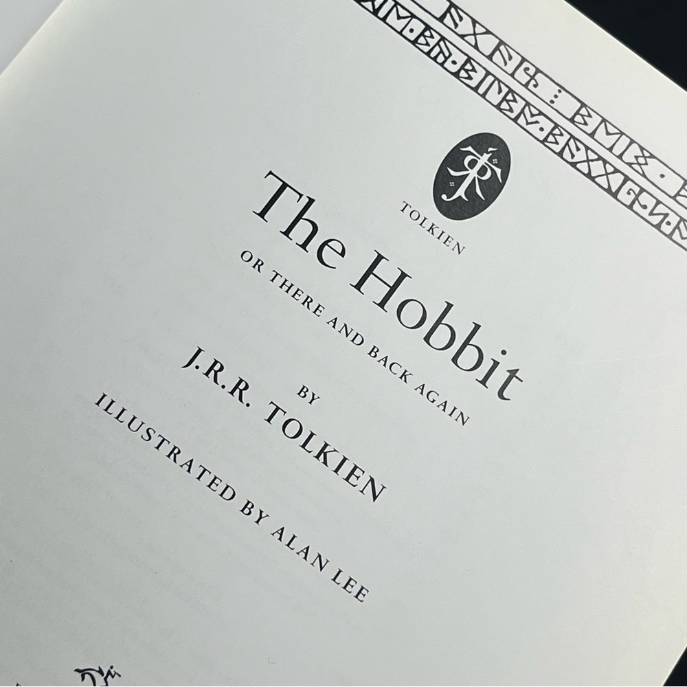 1977 The Hobbit J R R Tolkien Illustrated by Alan Lee Hardcover Book - Picture 7 of 11